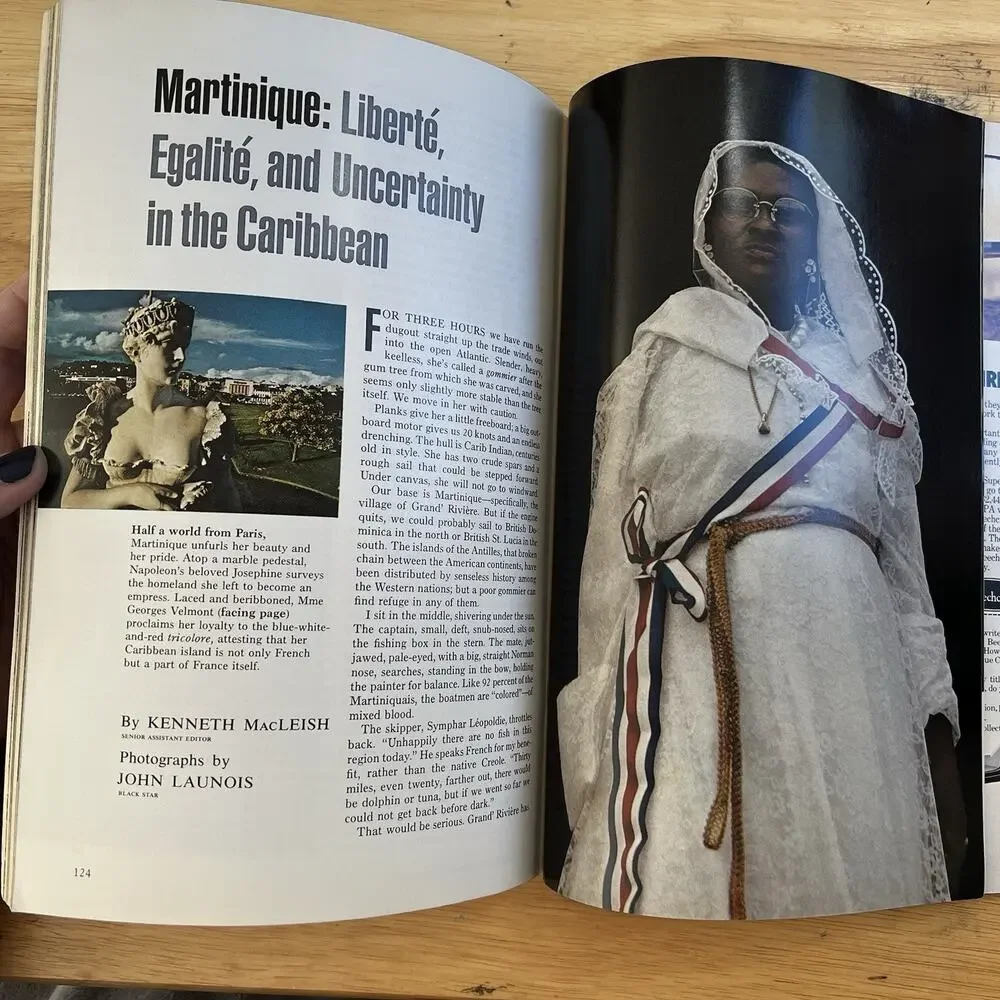 National Geographic January 1975 Magazine Iran Monitor Ice Age Man Martinique